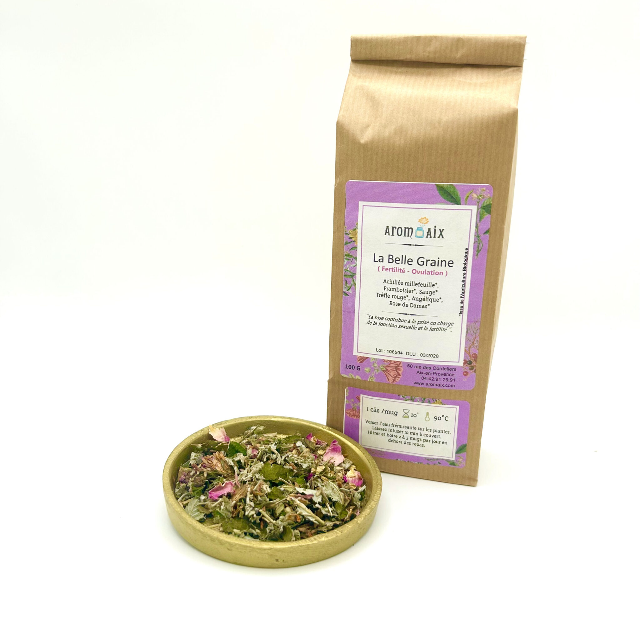 Cure Fertilité & Ovulation - Poudre 100% Pur Maca, Vitamines - Aide à Tomber Enceinte